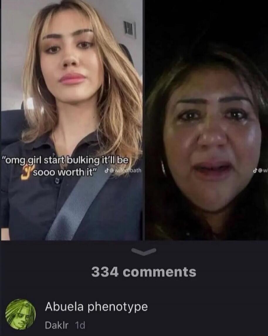 omg girl start bulking it'll be sooo worth it
334 comments