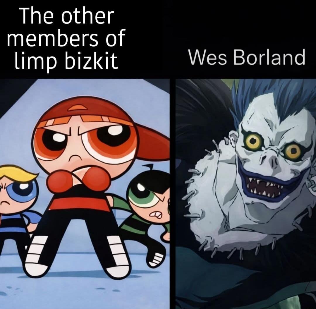 The other members of limp bizkit Wes Borland