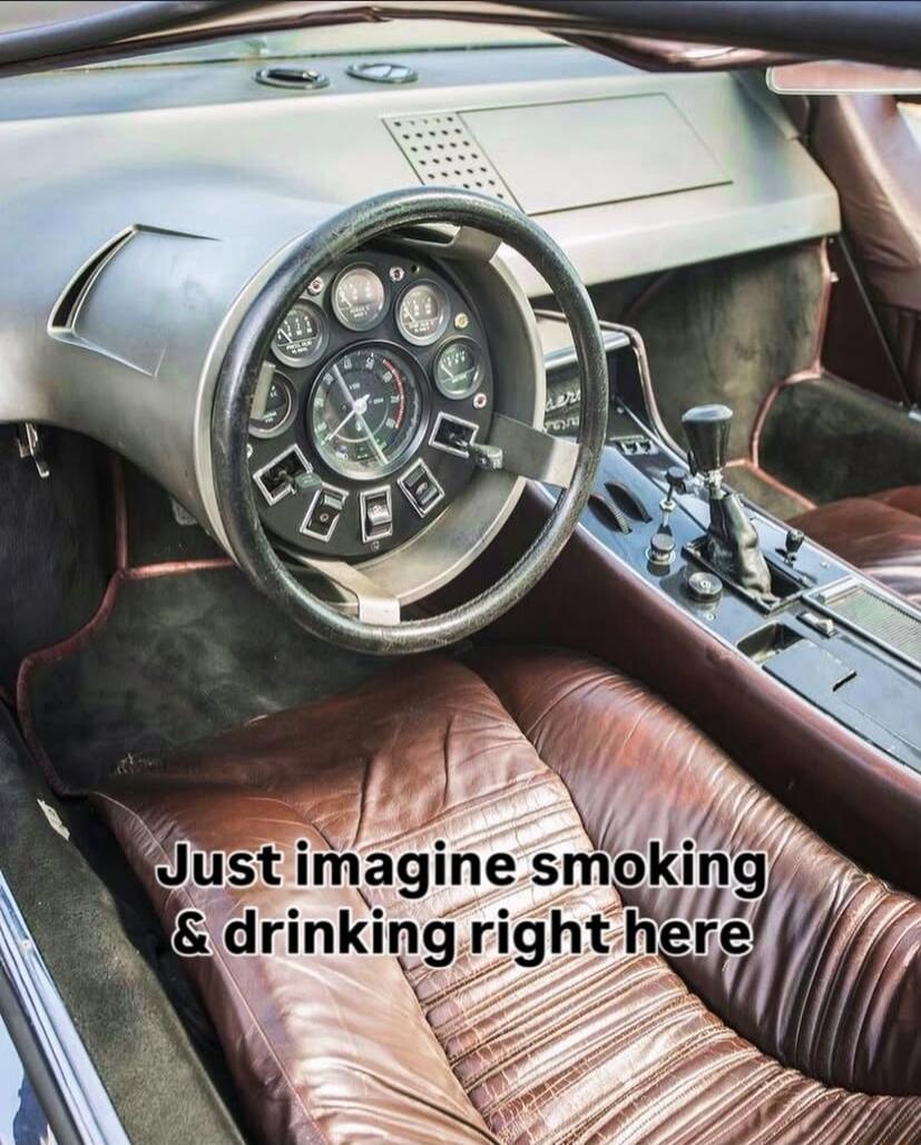 Just imagine smoking & drinking right here