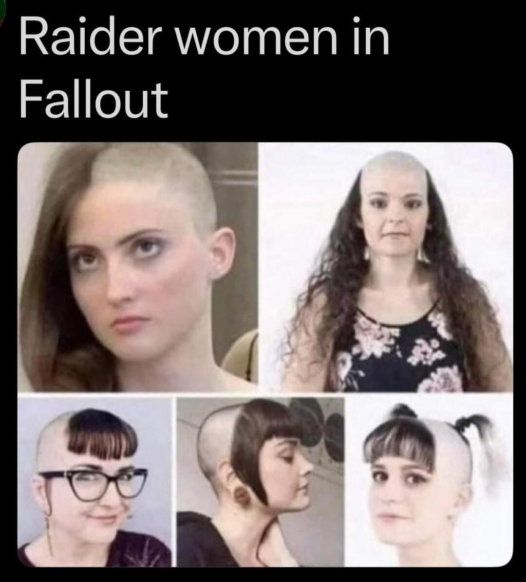 Raider women in Fallout