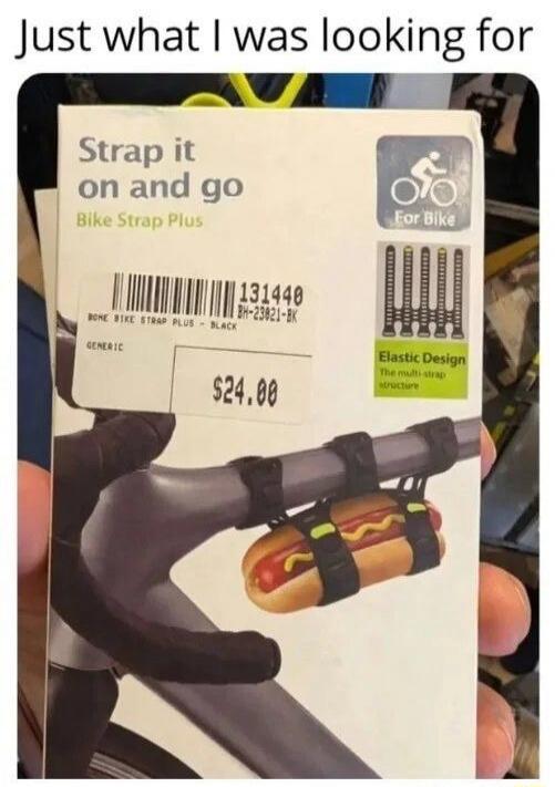 Just what I was looking for
Strap it on and go
Bike Strap Plus
Elastic Design
For Bike
$24.00