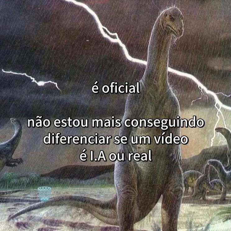 é oficial
não estou mais conseguindo diferenciar se um vídeo é IA ou real