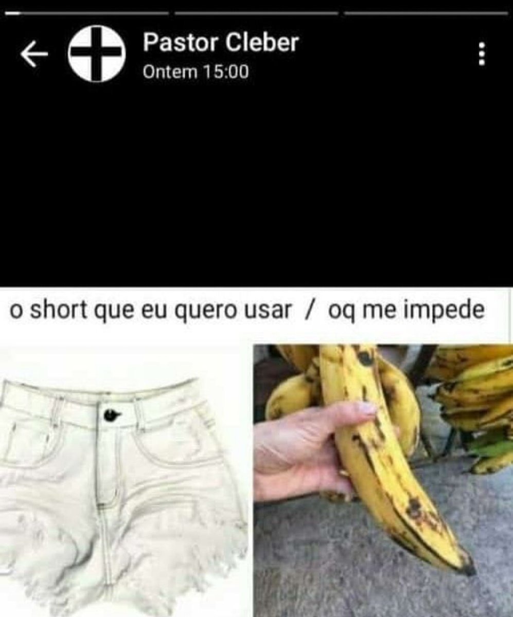 o short que eu quero usar / oq me impede
