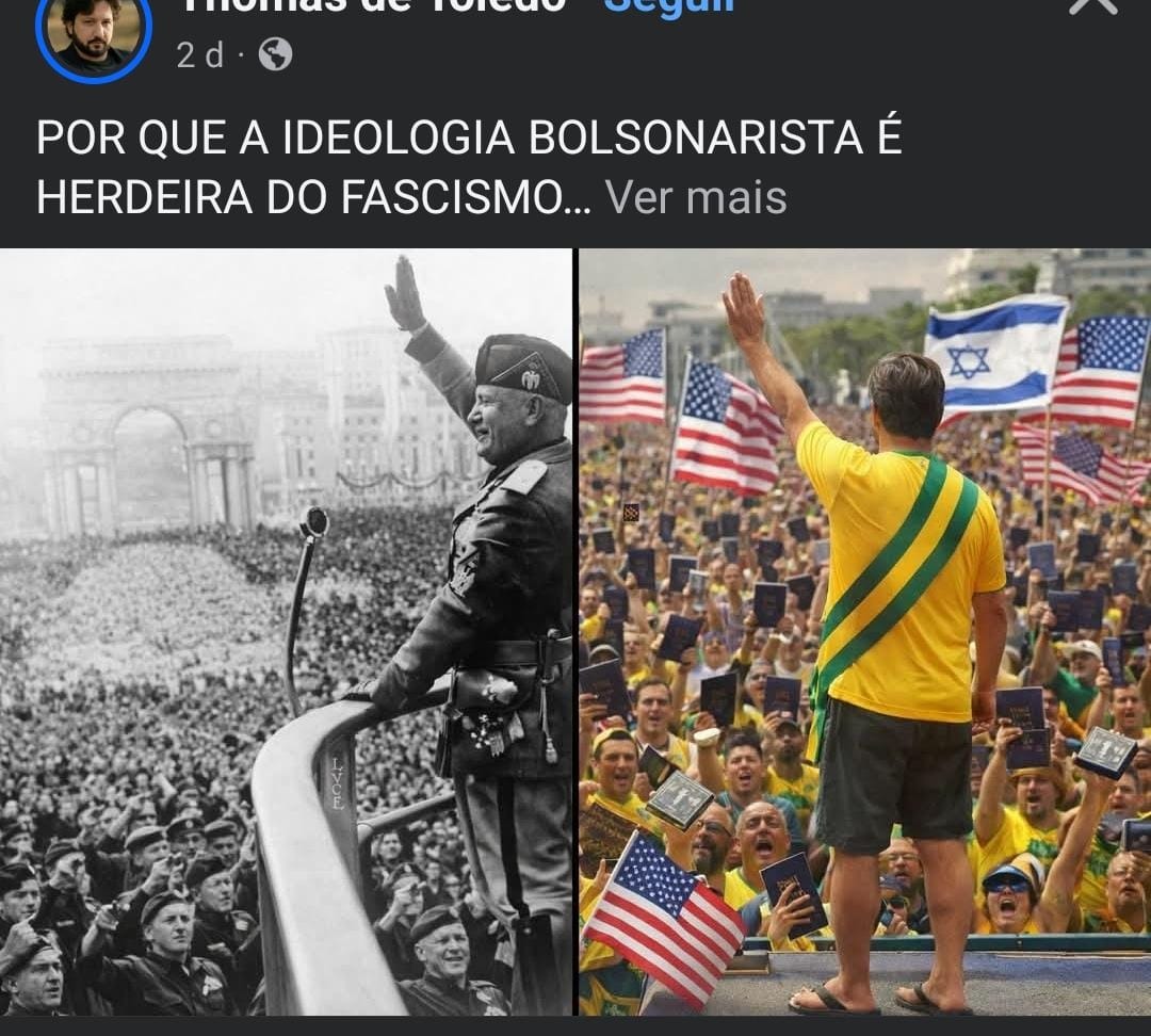 POR QUE A IDEOLOGIA BOLSONARISTA É HERDEIRA DO FASCISMO…