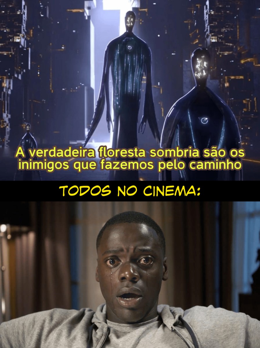 A verdadeira floresta sombria são os inimigos que fazemos pelo caminho
TODOS NO CINEMA: