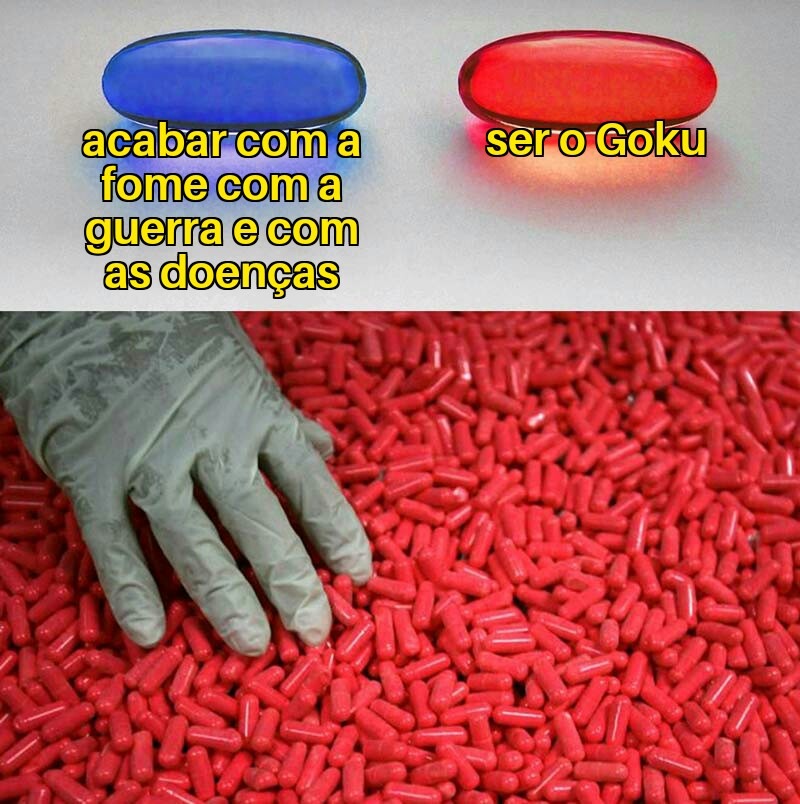 acabar com a fome com a guerra e com as doenças
ser o Goku