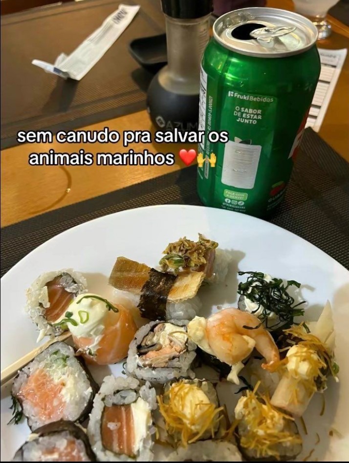 sem canudo pra salvar os animais marinhos❤️🐟
