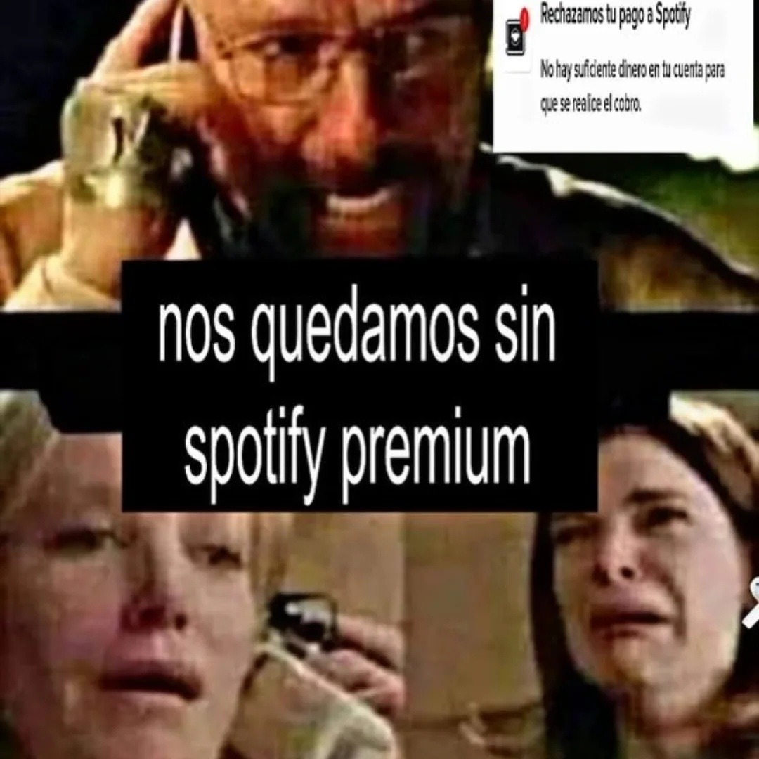 nos quedamos sin spotify premium