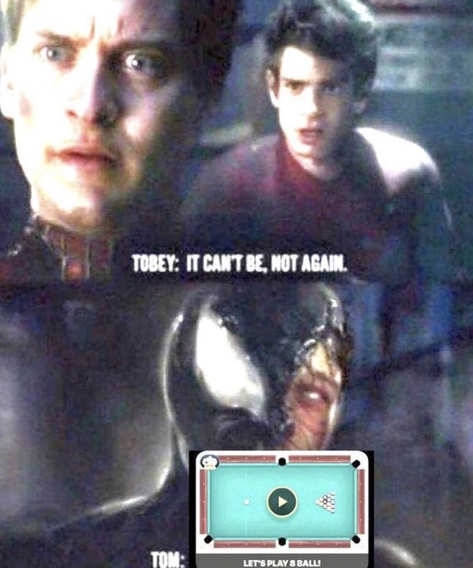 TOBEY: NO PUEDE SER, NO DE NUEVO. ¡VAMOS A JUGAR AL BILLAR!