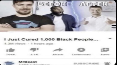 Acabo de curar a 1,000 personas negras...