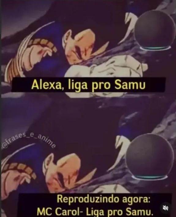 Alexa, liga pro Samu
Reproduzindo agora: MC Carol - Liga pro Samu.