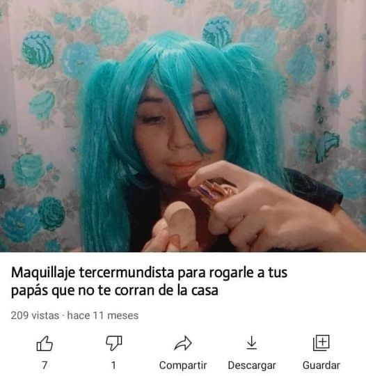 Maquillaje tercermundista para rogarle a tus papás que no te corran de la casa