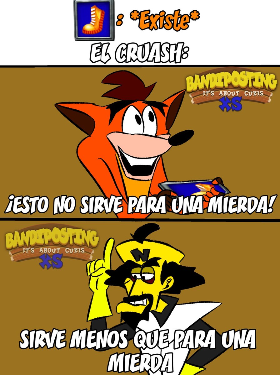 EXISTE El crash ¡ESTO NO SIRVE PARA UNA MIERDA! SIRVE MENOS QUE PARA UNA MIERDA