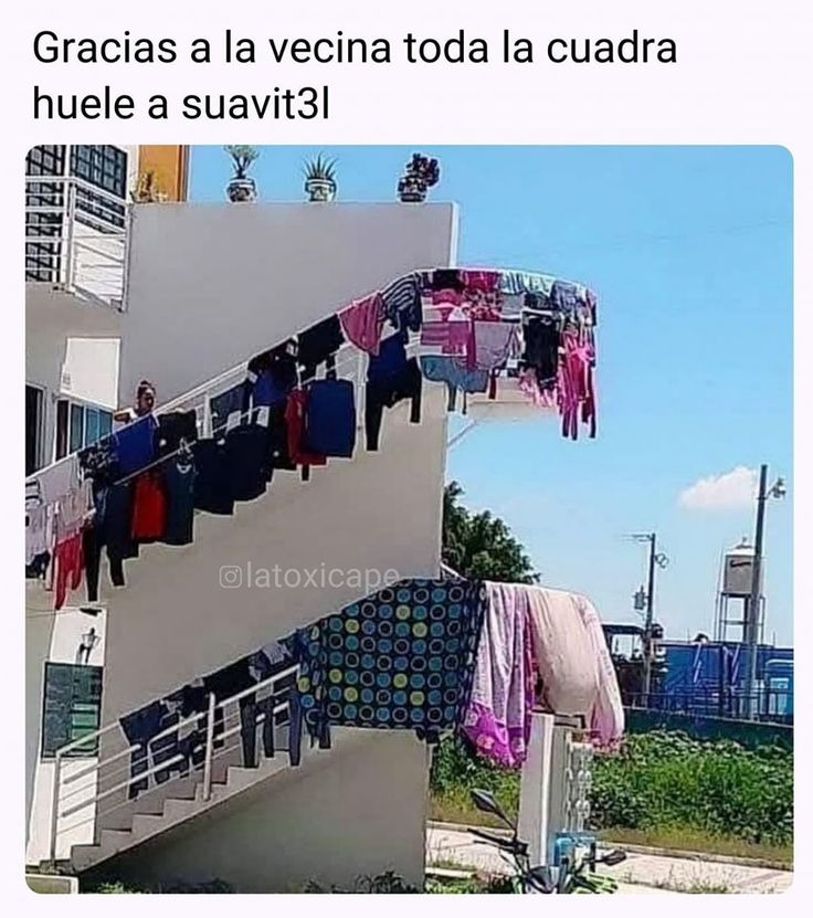 Gracias a la vecina toda la cuadra huele a suavitel