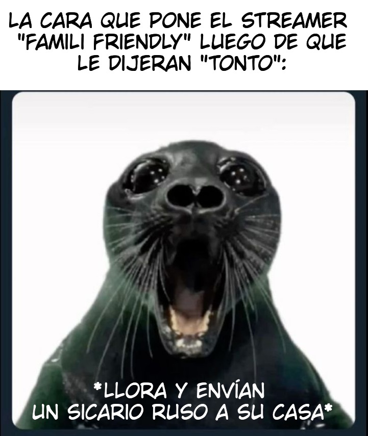 LA CARA QUE PONE EL STREAMER 