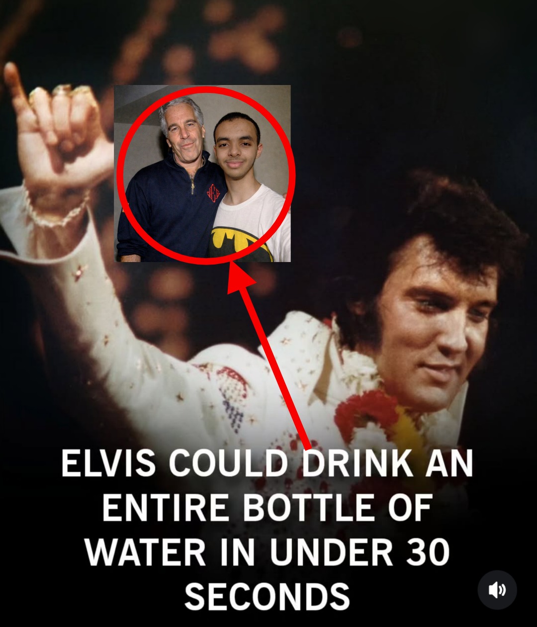 ELVIS PODRÍA BEBER UNA BOTELLA ENTERA DE AGUA EN MENOS DE 30 SEGUNDOS