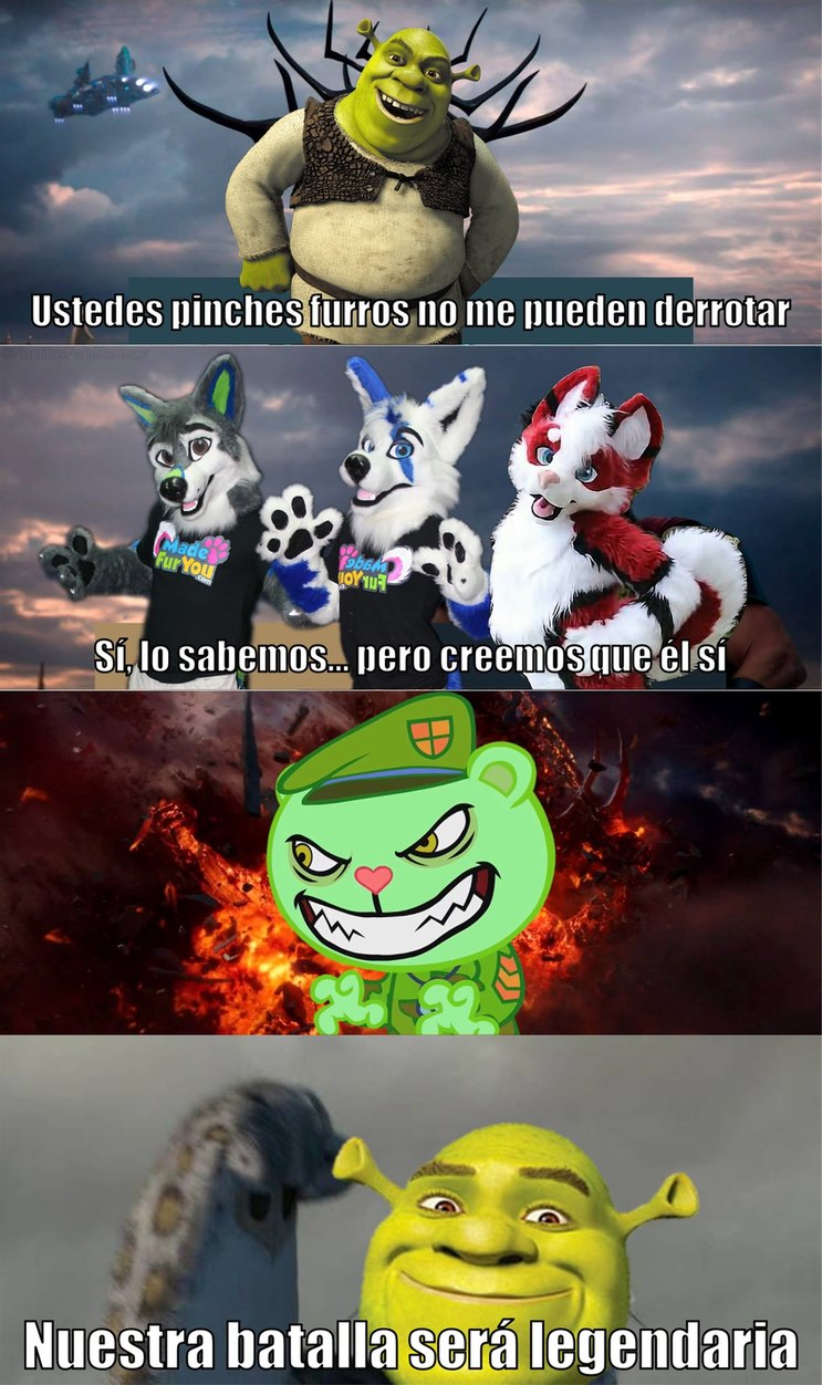 Ustedes pinches furros no me pueden derrotar
Si, lo sabemos... pero creemos que el si
Nuestra batalla será legendaria
