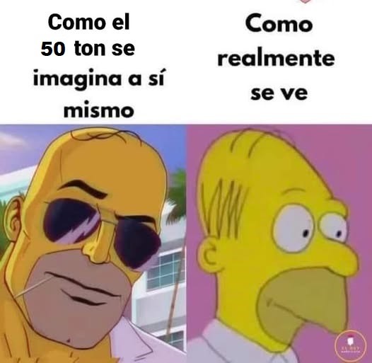 Como el 50 ton se imagina a sí mismo
Como realmente se ve