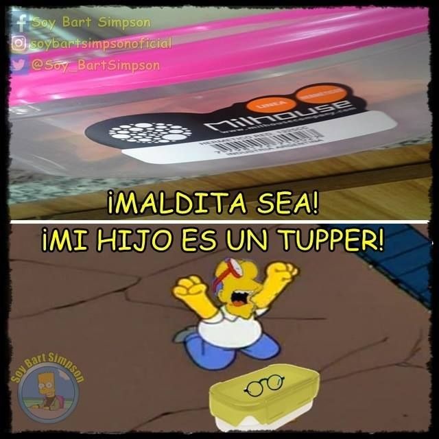 ¡MALDITA SEA! ¡MI HIJO ES UN TUPPER!