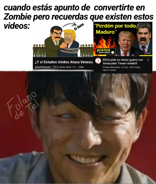cuando estás apunto de convertirte en Zombie pero recuerdas que existen estos videos:
¿Y si Estados Unidos Ataca Venezuela.
