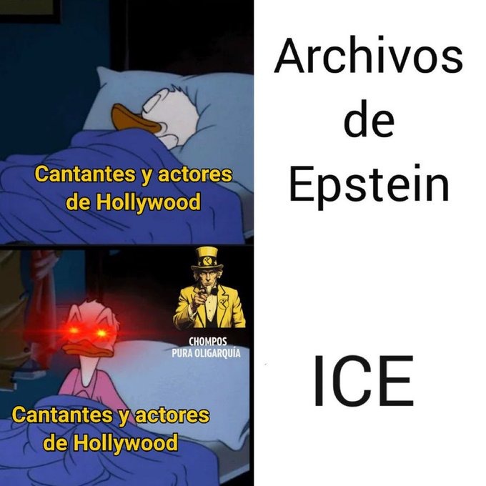 Cantantes y actores de Hollywood
Cantantes y actores de Hollywood
Archivos de Epstein
ICE
