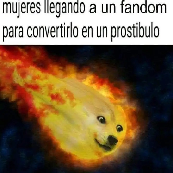 mujeres llegando a un fandom para convertirlo en un prostibulo