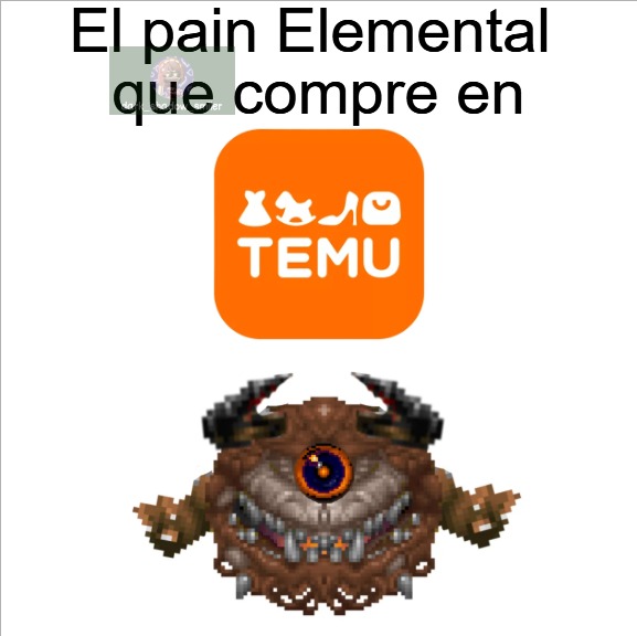 El pain Elemental que compre en TEMU