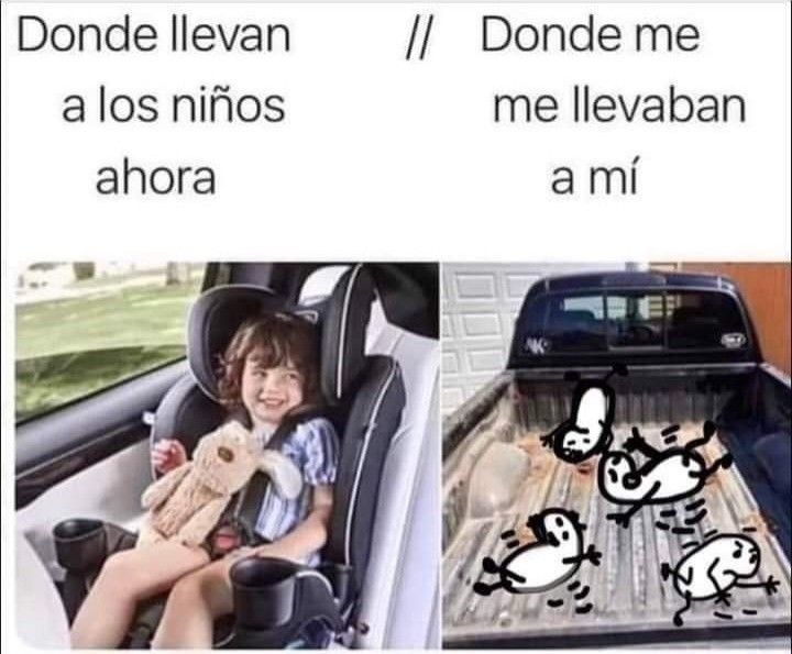Donde llevan a los niños ahora // Donde me llevaban a mí