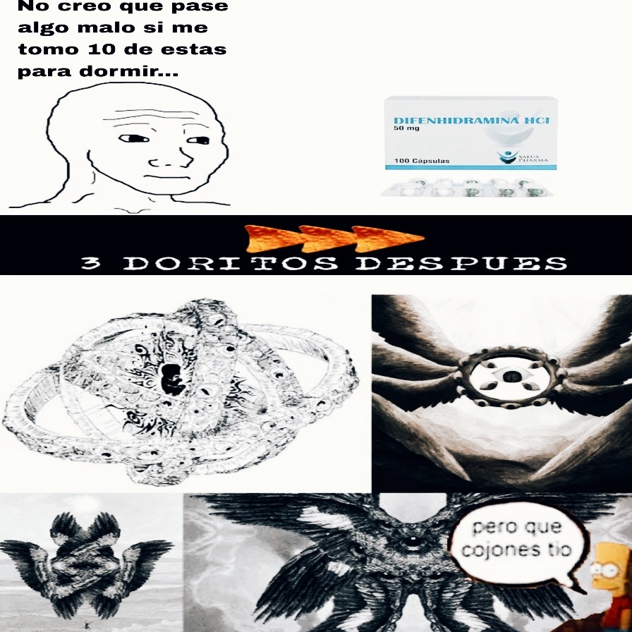 No creo que pese algo malo si me tomo 10 de estas para dormir... 
3 DORITOS DESPUES 
pero que cojones tio