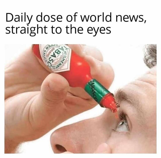 Daily dose of world news, straight to the eyes