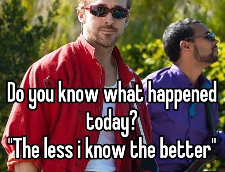 Do you know what happened today? 