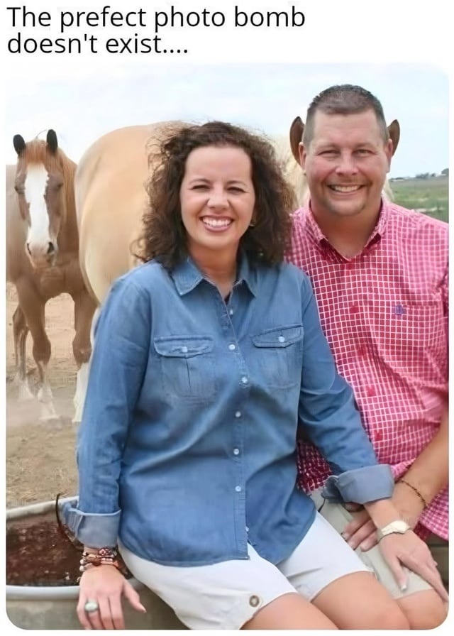 The prefect photo bomb doesn't exist....