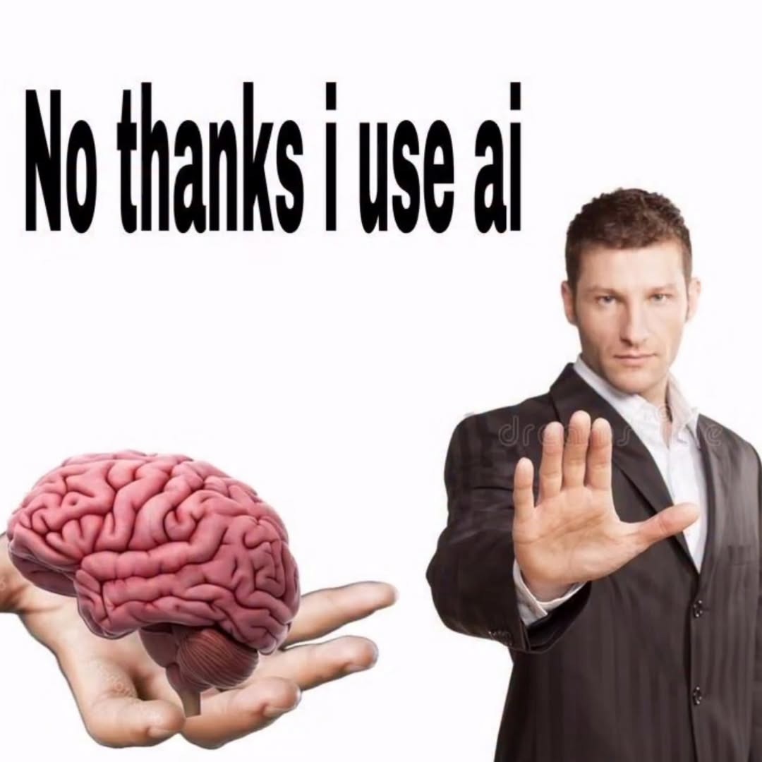 No thanks i use ai