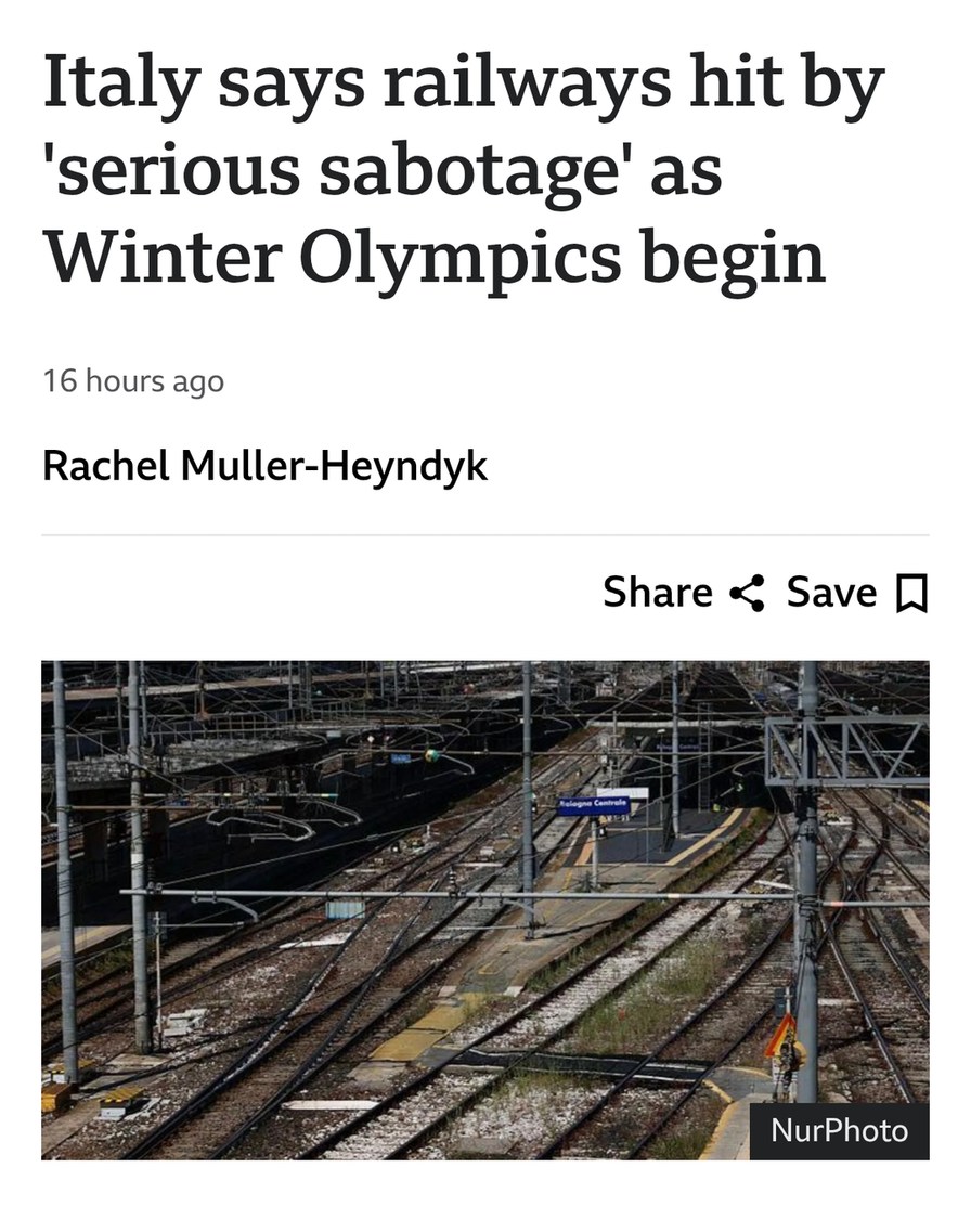 Italy says railways hit by 'serious sabotage' as Winter Olympics begin
16 hours ago
Rachel Muller-Heyndyk