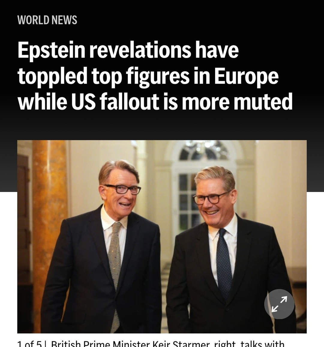 Epstein revelations have toppled top figures in Europe while US fallout is more muted