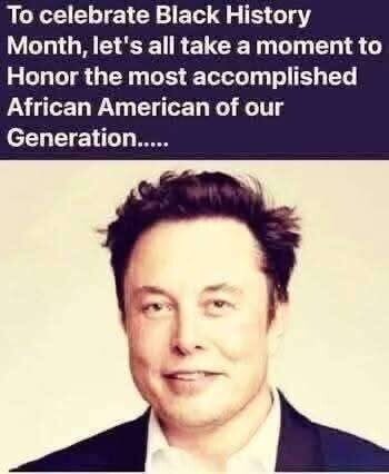 To celebrate Black History Month, let's all take a moment to Honor the most accomplished African American of our Generation.....