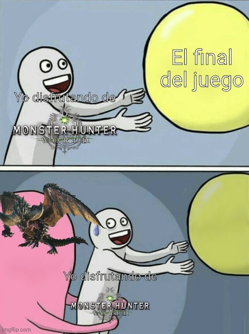 El final del juego
Yo disfrutando de MONSTER HUNTER
Yo disfrutando de MONSTER HUNTER