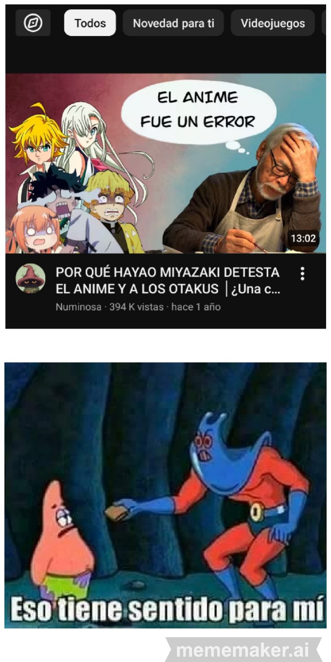 EL ANIME FUE UN ERROR
POR QUÉ HAYAO MIYAZAKI DETESTA EL ANIME Y A LOS OTAKUS | ¿Una c...