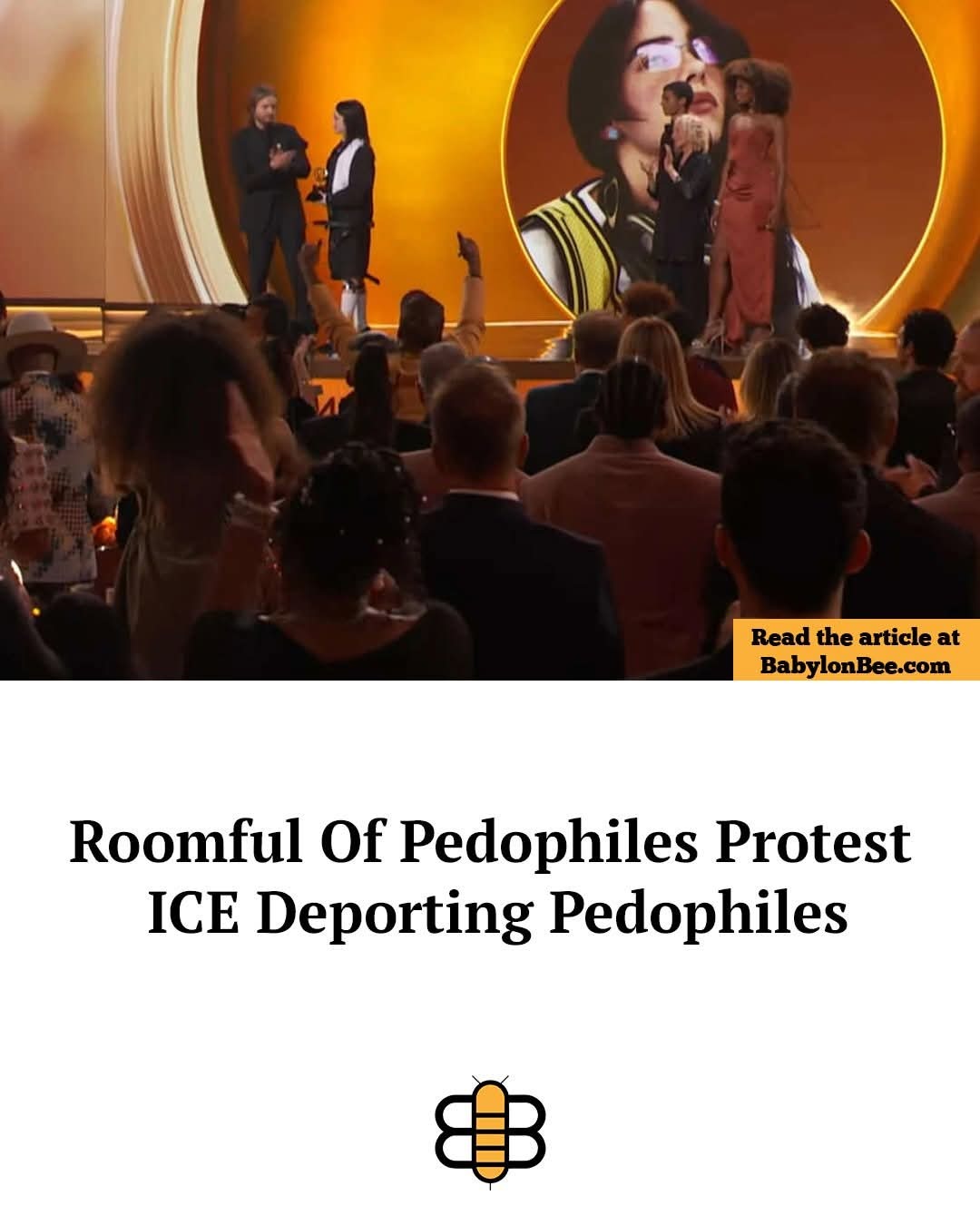 Roomful Of Pedophiles Protest ICE Deporting Pedophiles
Read the article at BabylonBee.com