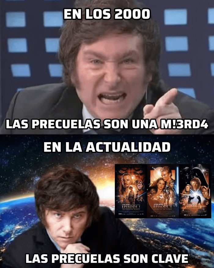 EN LOS 2000 LAS PRECUELAS SON UNA M!3RD4 EN LA ACTUALIDAD LAS PRECUELAS SON CLAVE