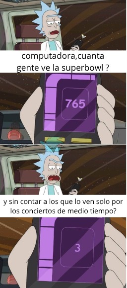 computadora, cuanta gente ve la superbowl? y sin contar a los que lo ven solo por los conciertos de medio tiempo?