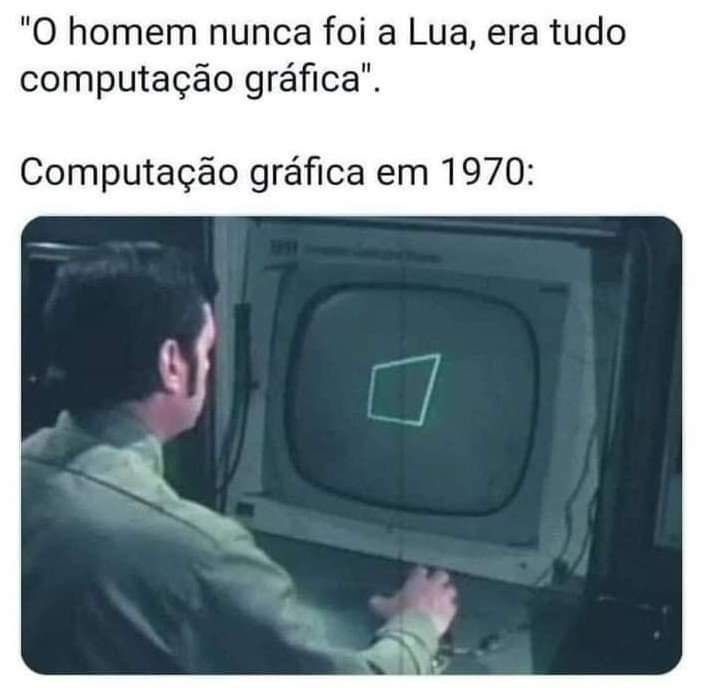 «El hombre nunca fue a la Luna, era todo computación gráfica». Computación gráfica en 1970: