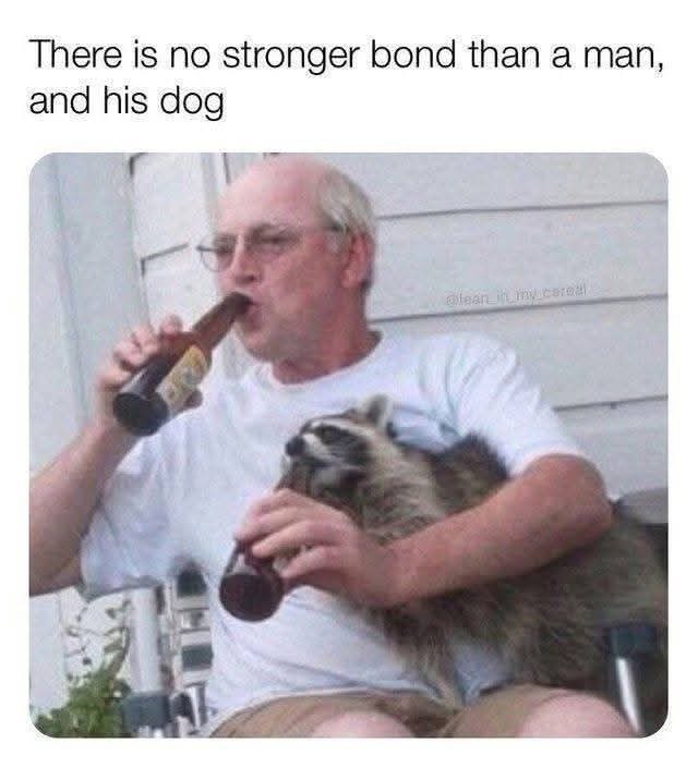 There is no stronger bond than a man, and his dog