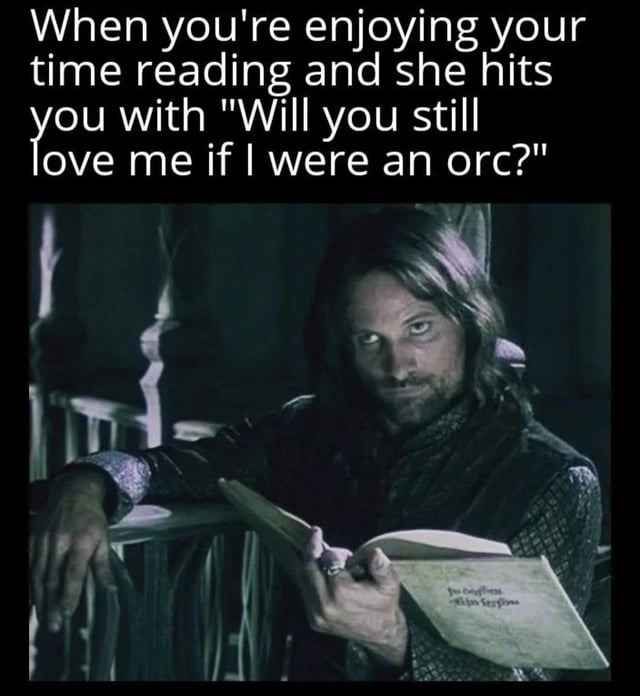 When you're enjoying your time reading and she hits you with 