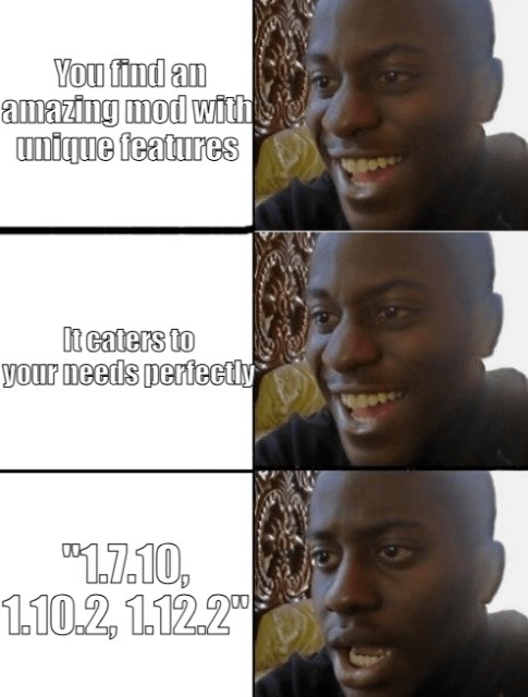 You find an amazing mod with unique features
It caters to your needs perfectly
