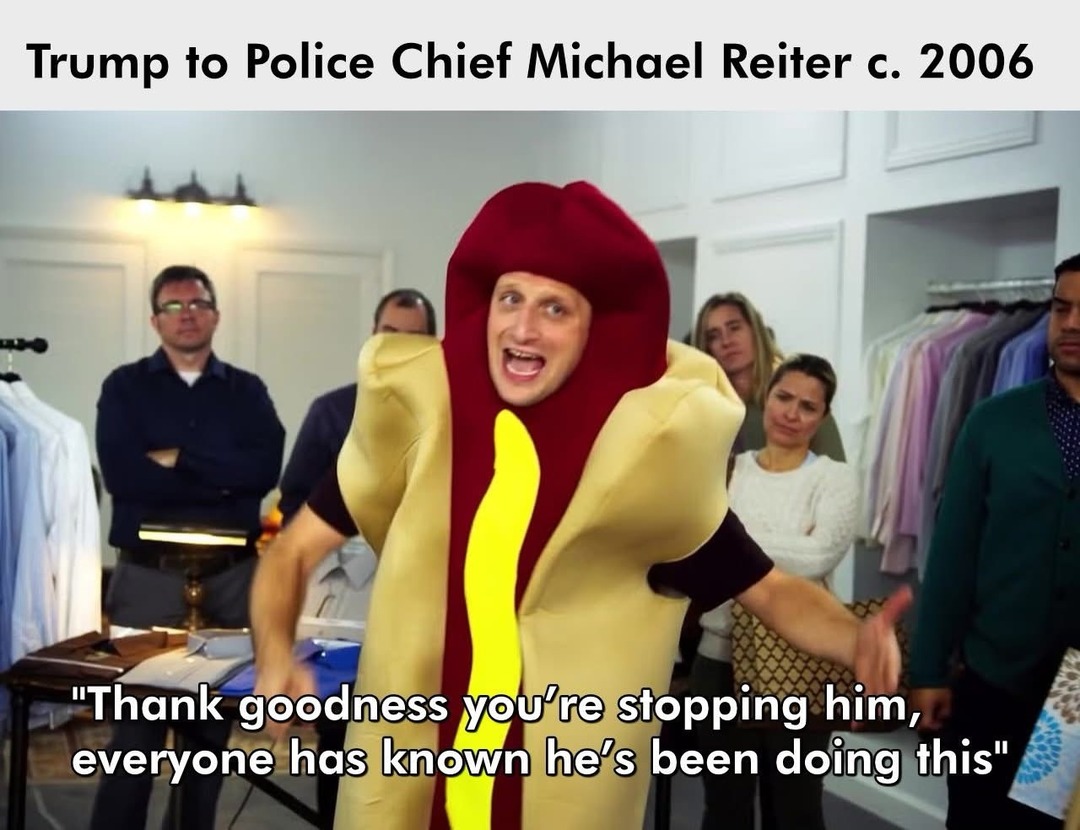 Trump to Police Chief Michael Reiter c. 2006

