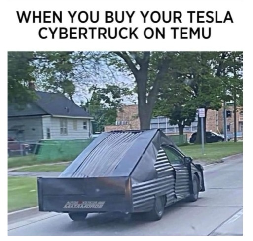 WHEN YOU BUY YOUR TESLA CYBERTRUCK ON TEMU