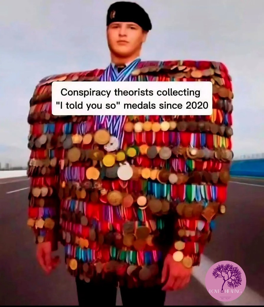 Conspiracy theorists collecting 