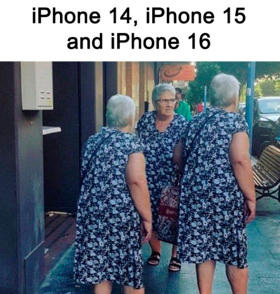 iPhone 14, iPhone 15 and iPhone 16