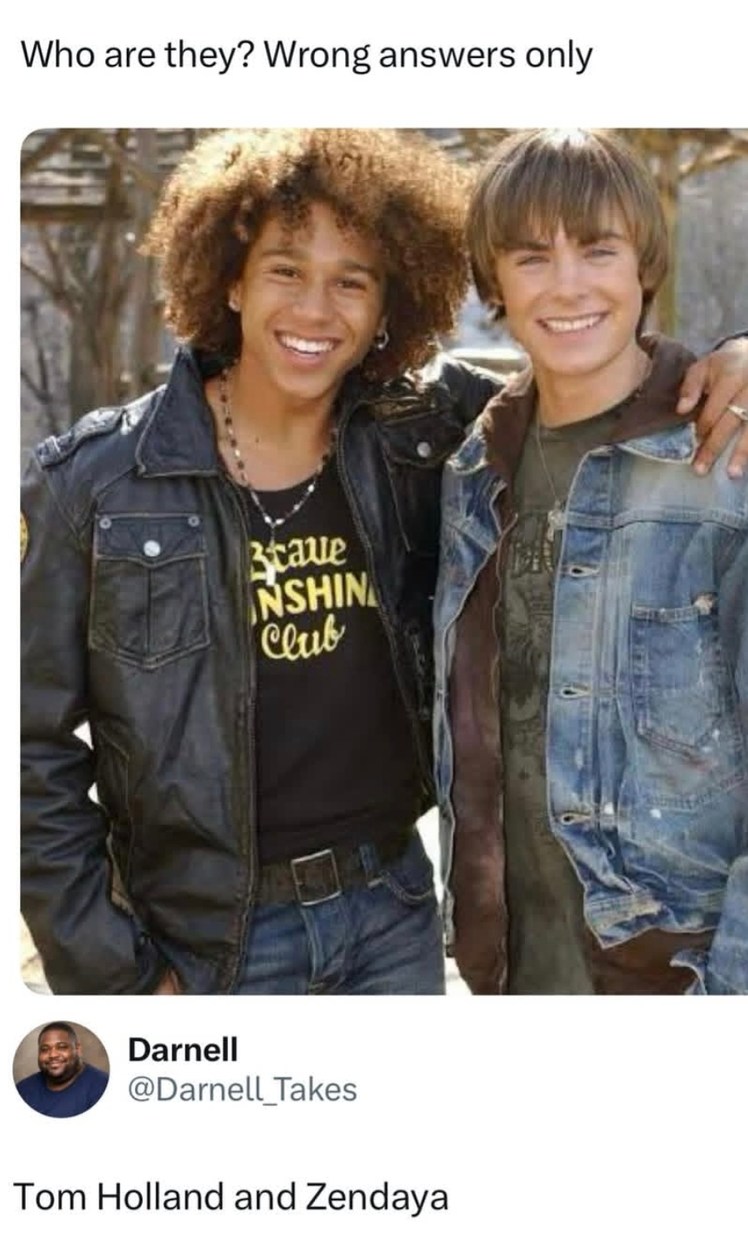 Who are they? Wrong answers only

Tom Holland and Zendaya